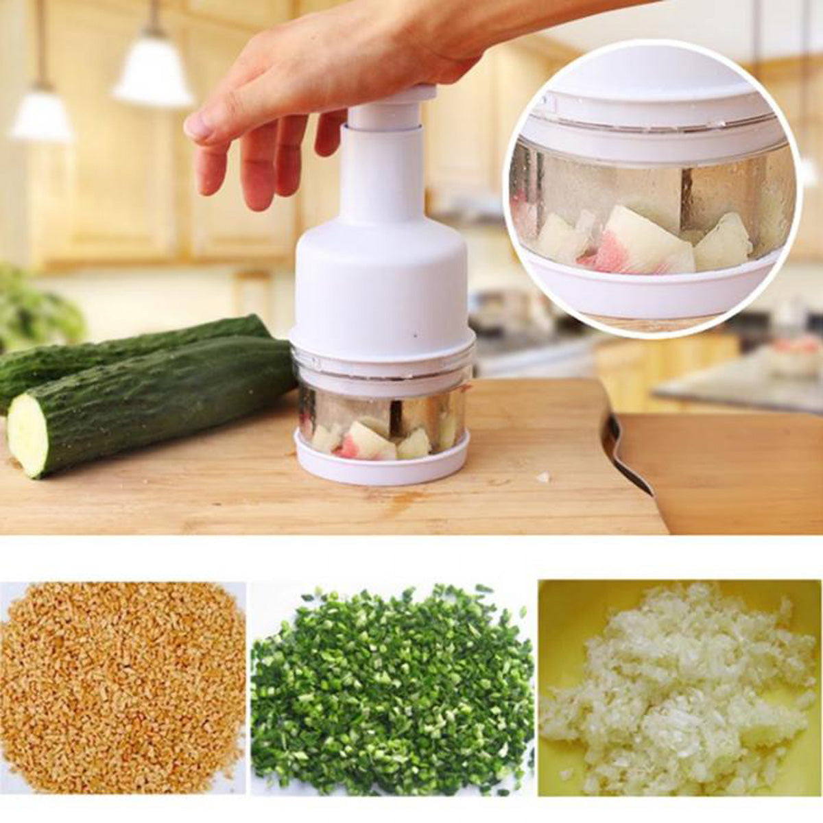 ZYCANTA Non Electric Vegetable Chopper