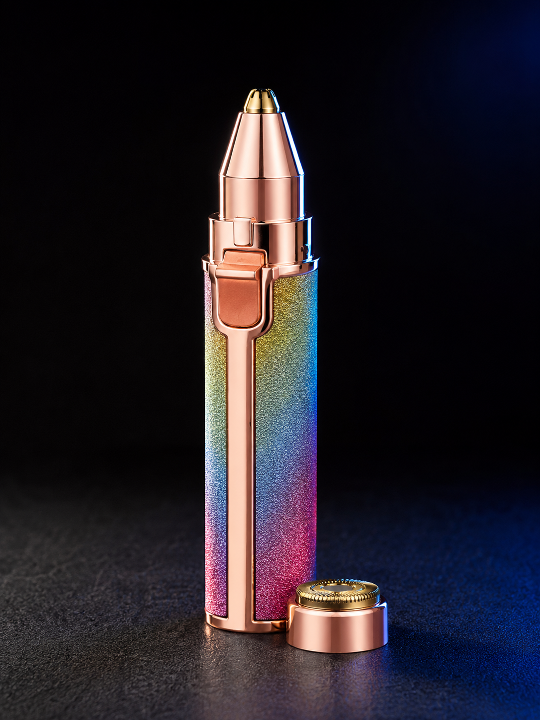 2-in-1 Rainbow Flawless Facial & Eyebrow Trimmer