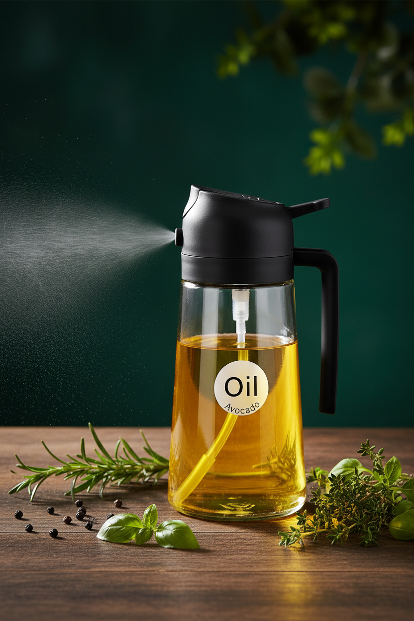 Oil Bottle Green